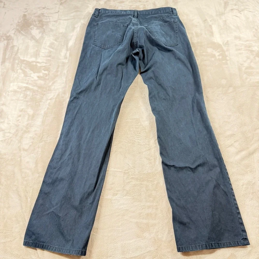 Banana Republic Corduroy Pants Mens 33x34 Navy Blue Good Straight‎ Leg Cotton
